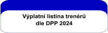 Výplatní listina trenérů dle DPP 2024