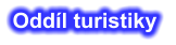 Oddíl turistiky